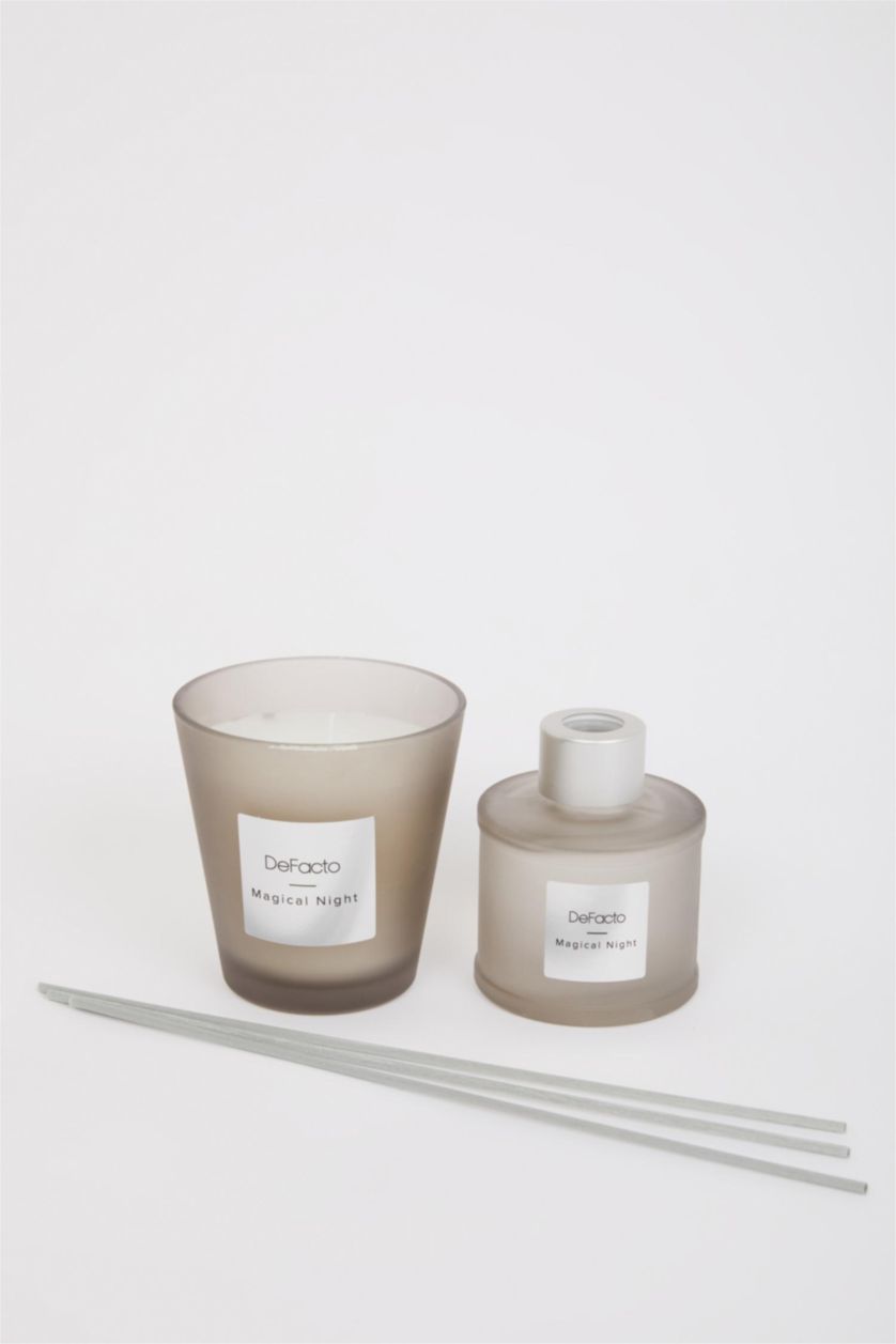 Kadın Gümüş 2'li Difizör Ve Mum Seti