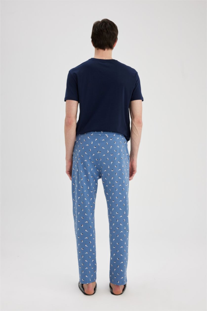 MAN Blue Regular Fit Knitted Bottoms