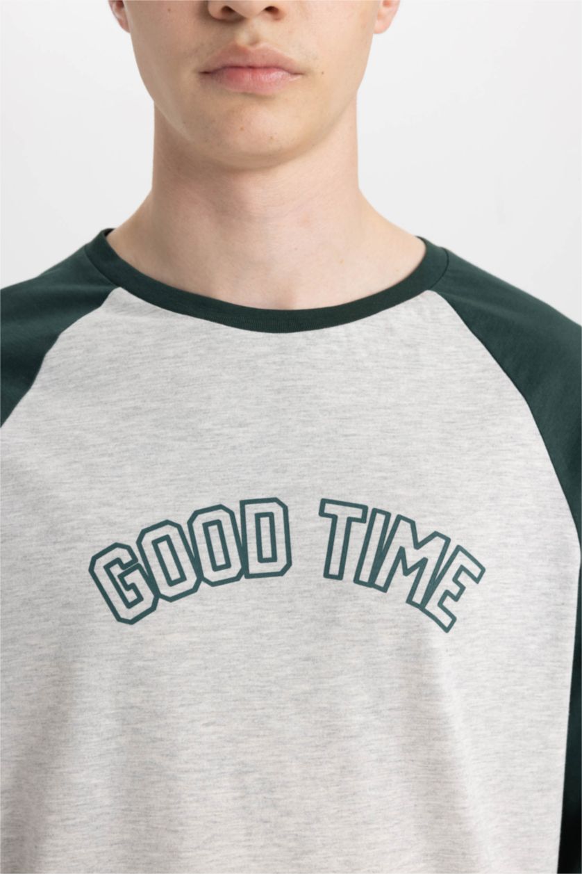 Erkek Koyu Yeşil Regular Fit Uzun Kollu Takım