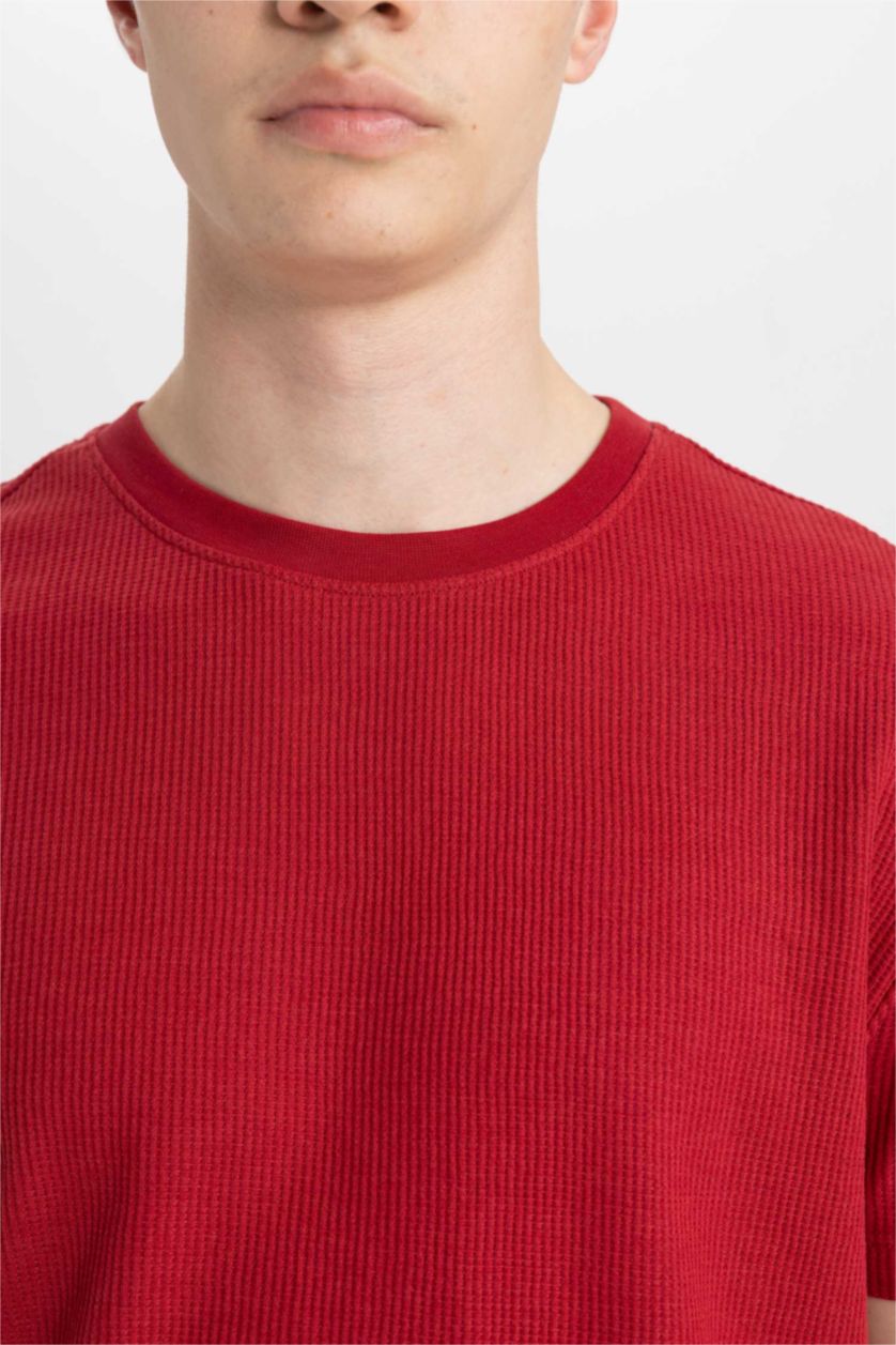 MAN Bordeaux Regular Fit 2 Piece Pajama Set