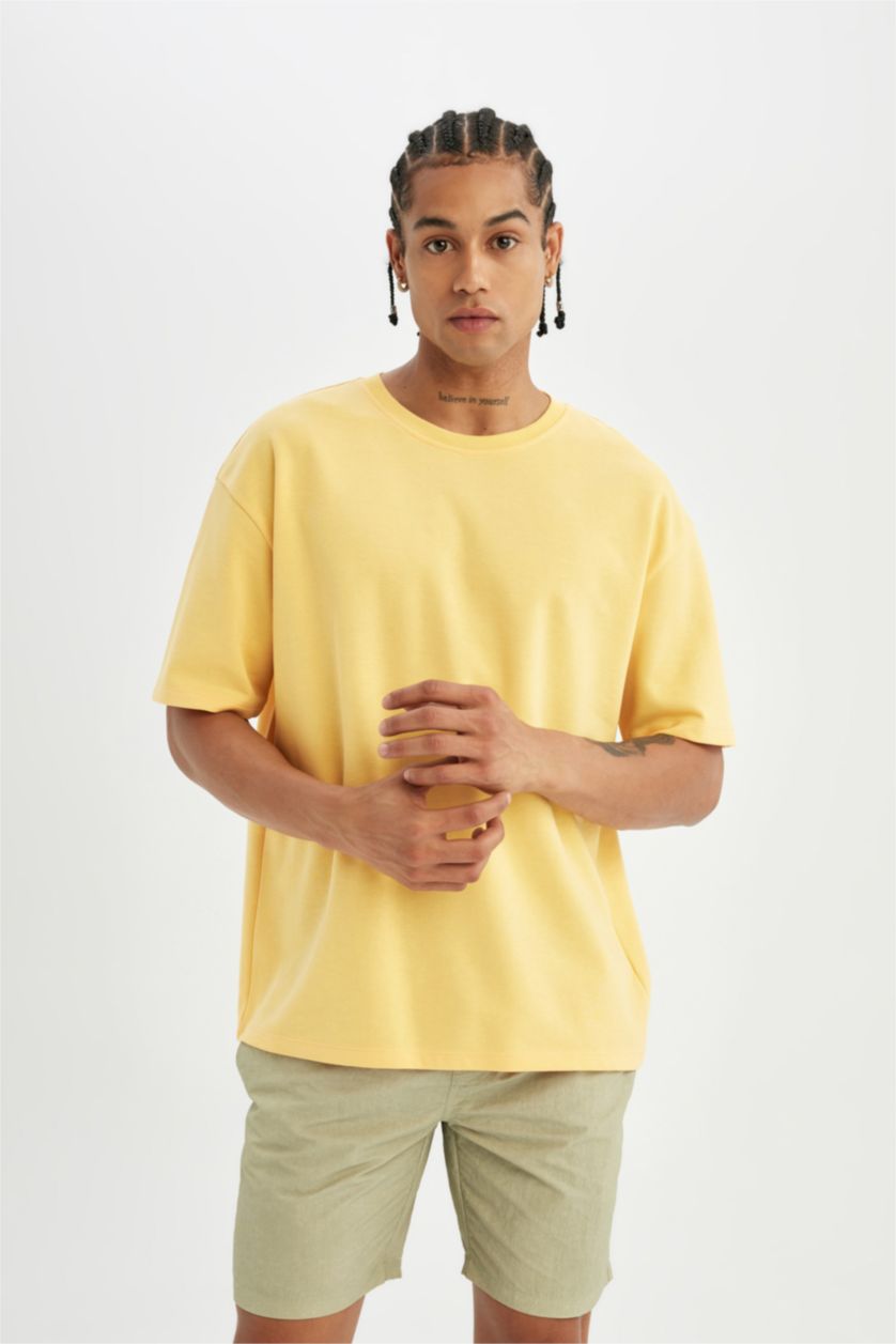 Мужчины Светло-зеленый Плавательные шорты стандартного кроя