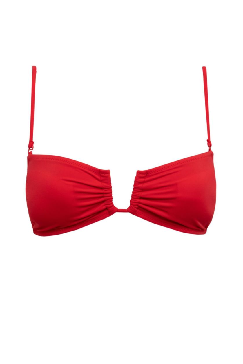 FEMME Rouge Haut de Bikini Coupe Régulière