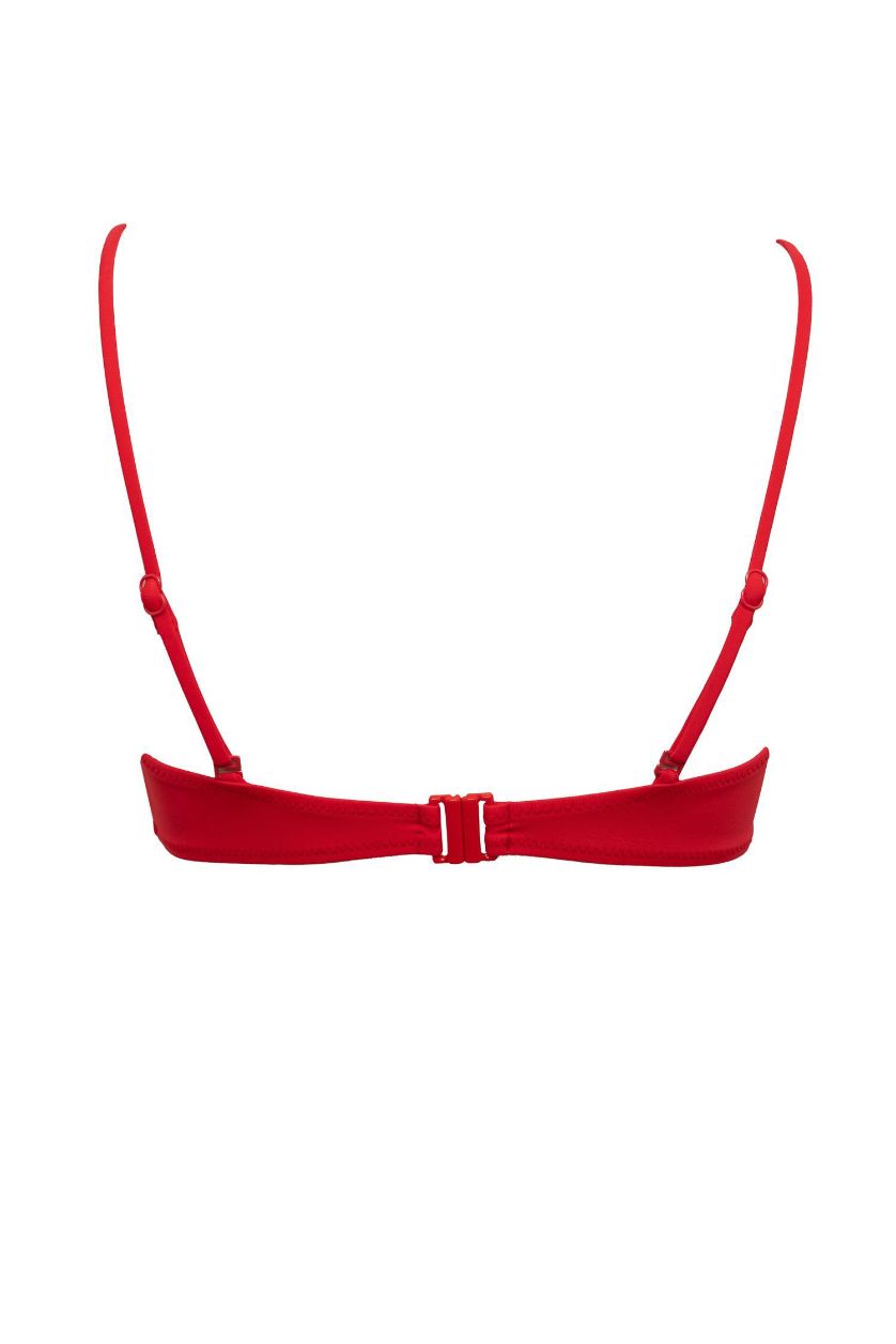 FEMME Rouge Haut de Bikini Coupe Régulière