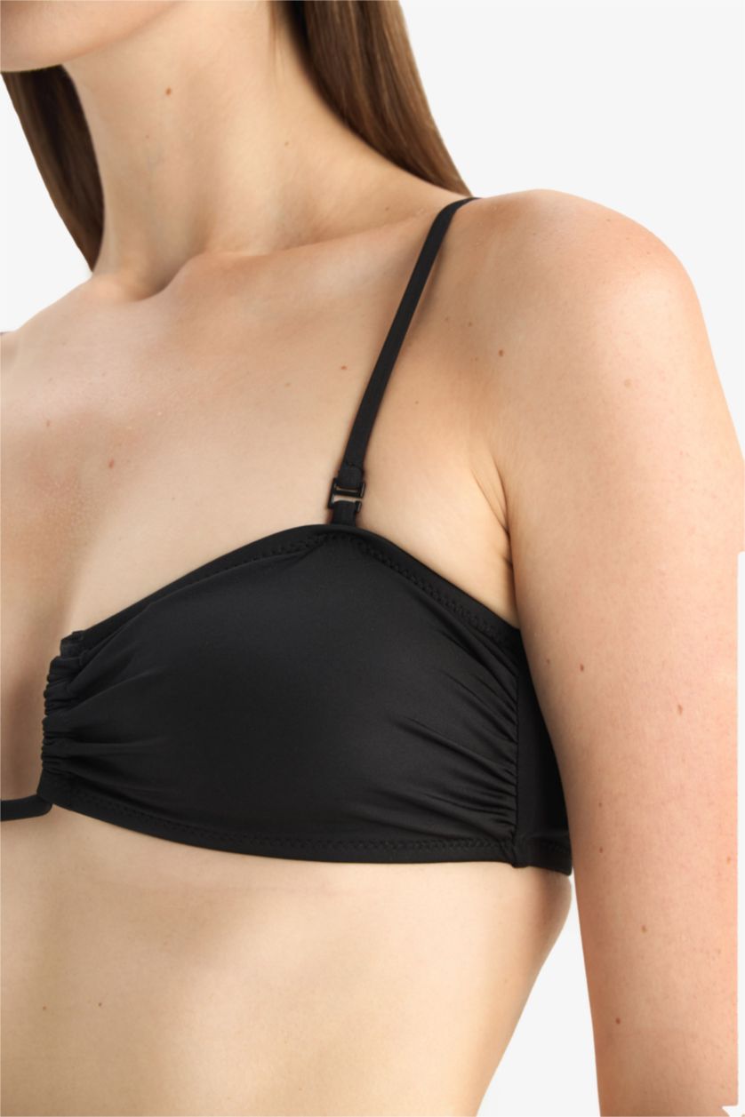 FEMME Noir Haut de Bikini Coupe Régulière