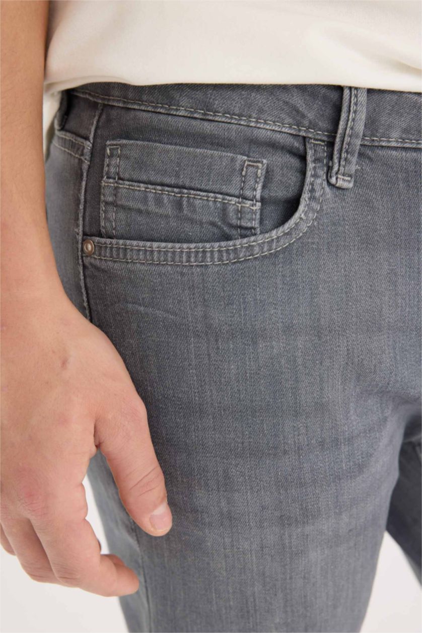 MAN Grey Sergio Regular Fit Trousers