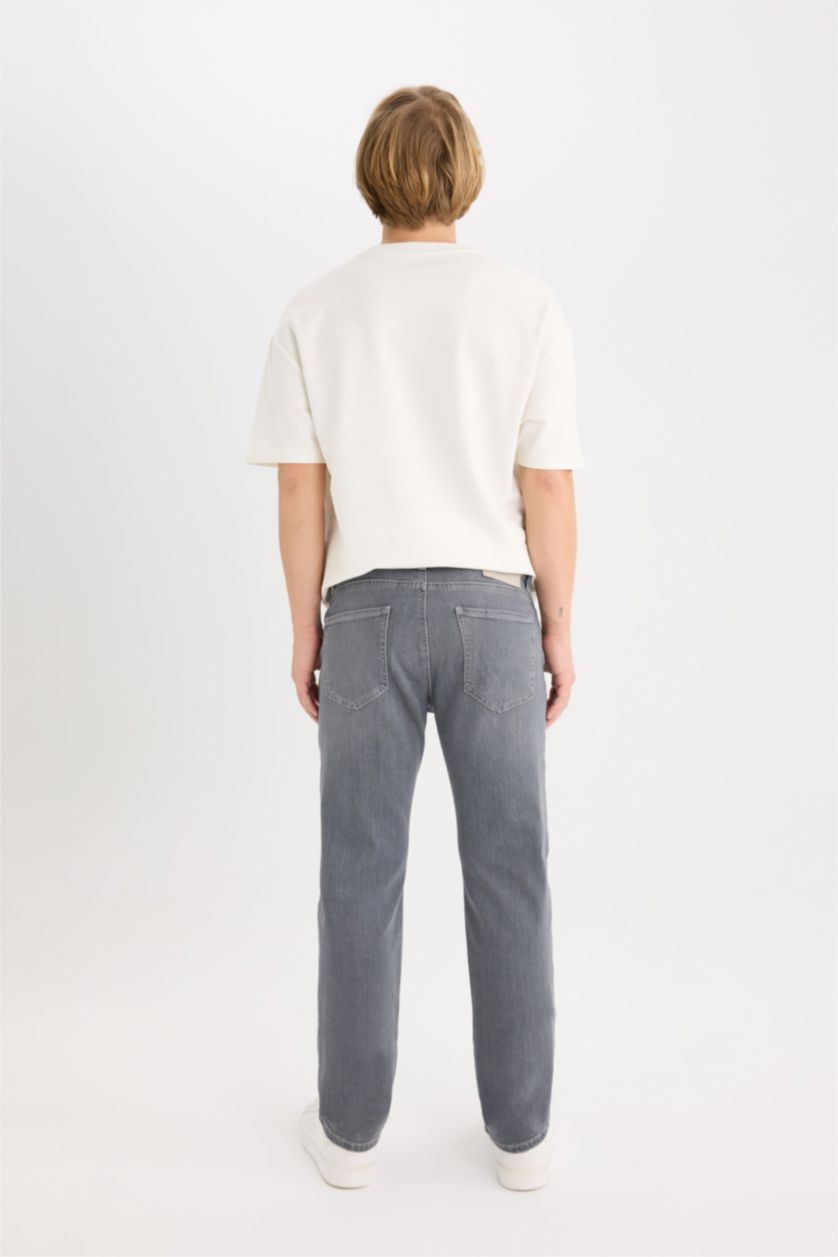 MAN Grey Sergio Regular Fit Trousers