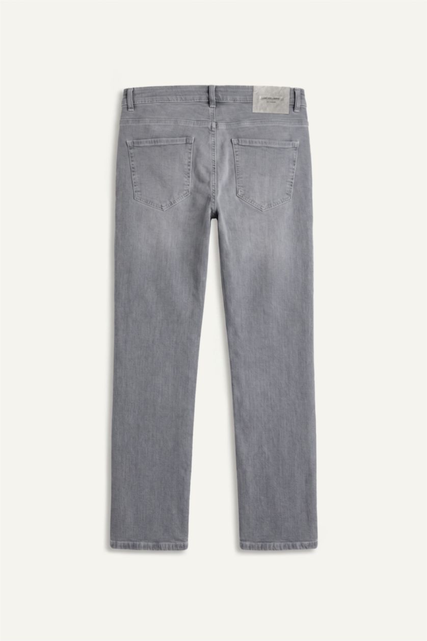 Erkek Gri Sergio Regular Fit Jean Pantolon