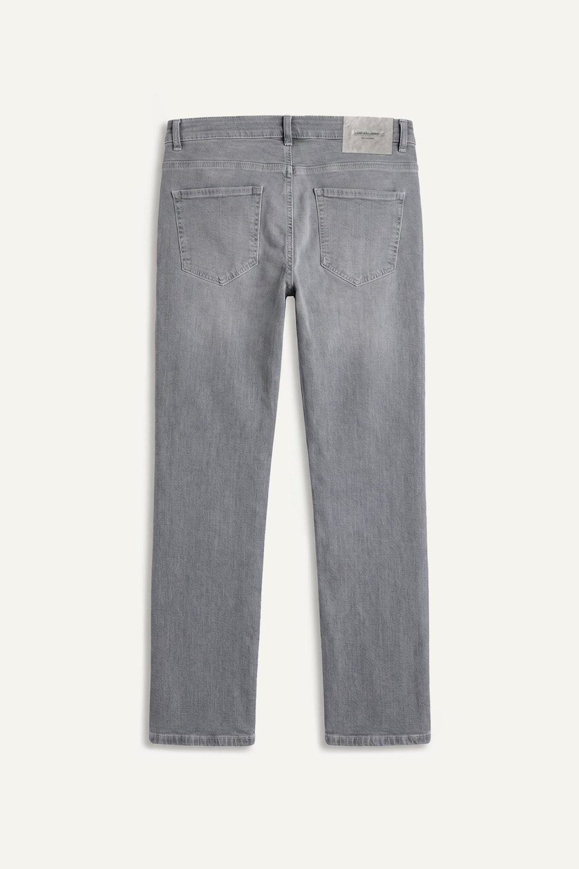MAN Grey Sergio Regular Fit Regular Hem Jeans