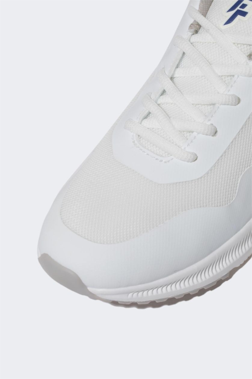 رجالي أبيض حذاء رياضي رجالي بكعب سميك