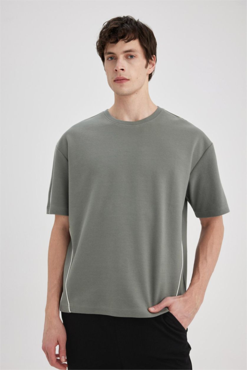 رجال أخضر Oversize Fit Short Sleeve T-Shirt