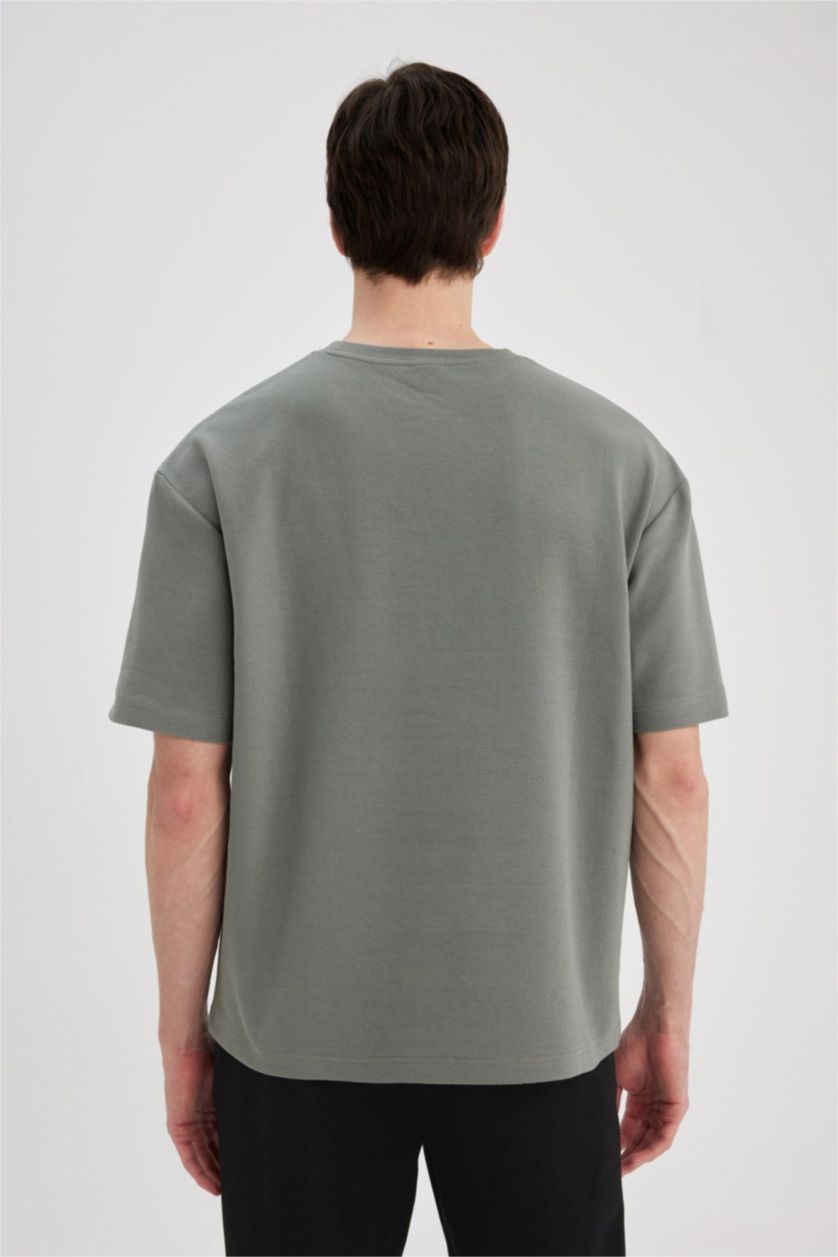 رجال أخضر Oversize Fit Short Sleeve T-Shirt