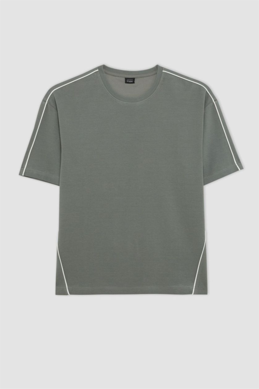 رجال أخضر Oversize Fit Short Sleeve T-Shirt
