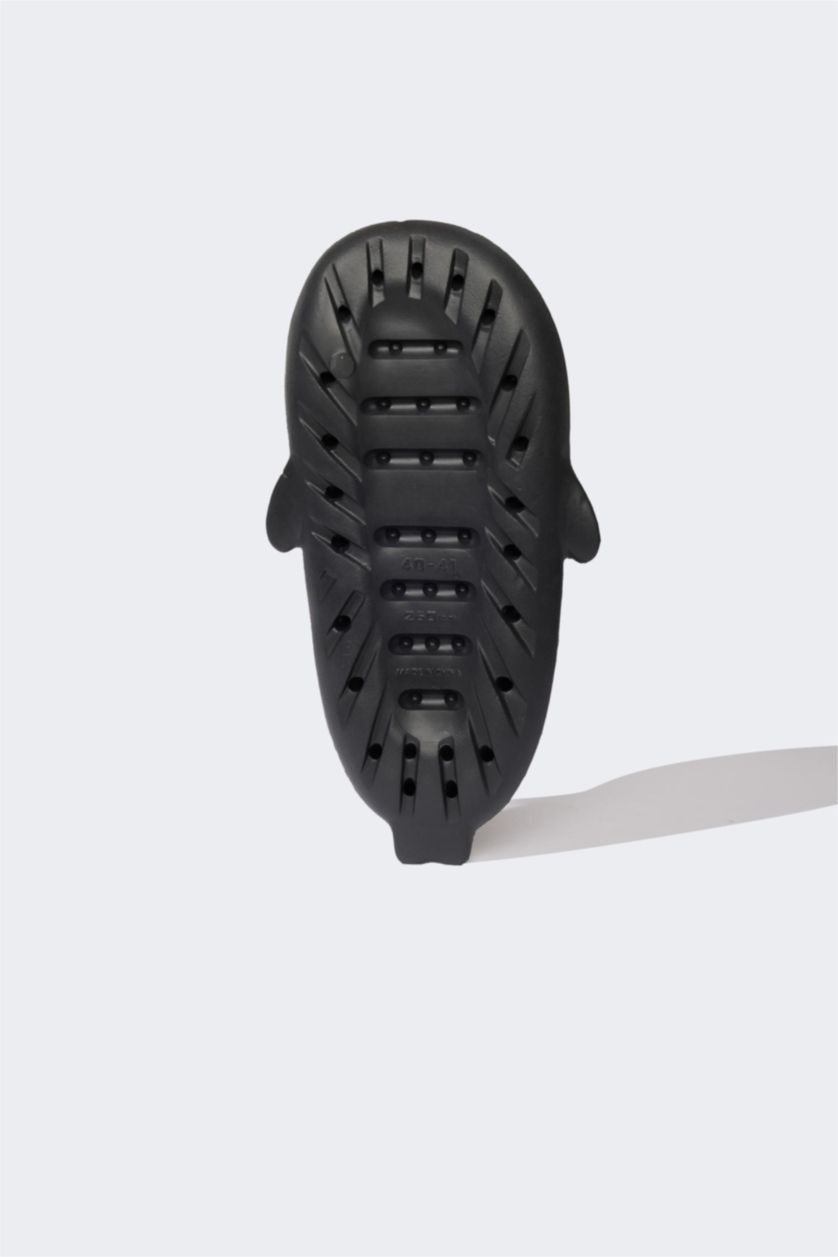 Erkek Gri Erkek Yüksek Taban Tek Bantlı Eva Terlik