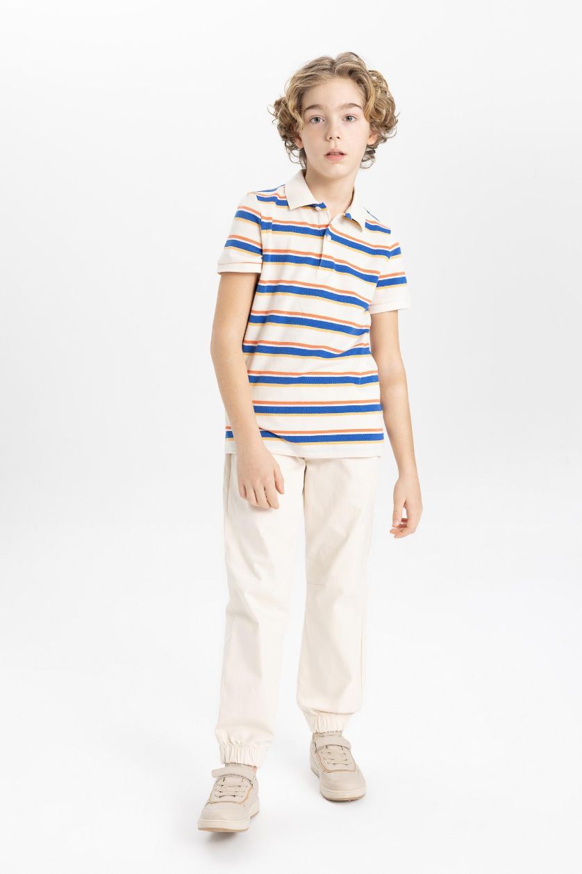 أولاد اللون الرملي بنطرون جبردين ولادي ستاندارت بقصة عادية