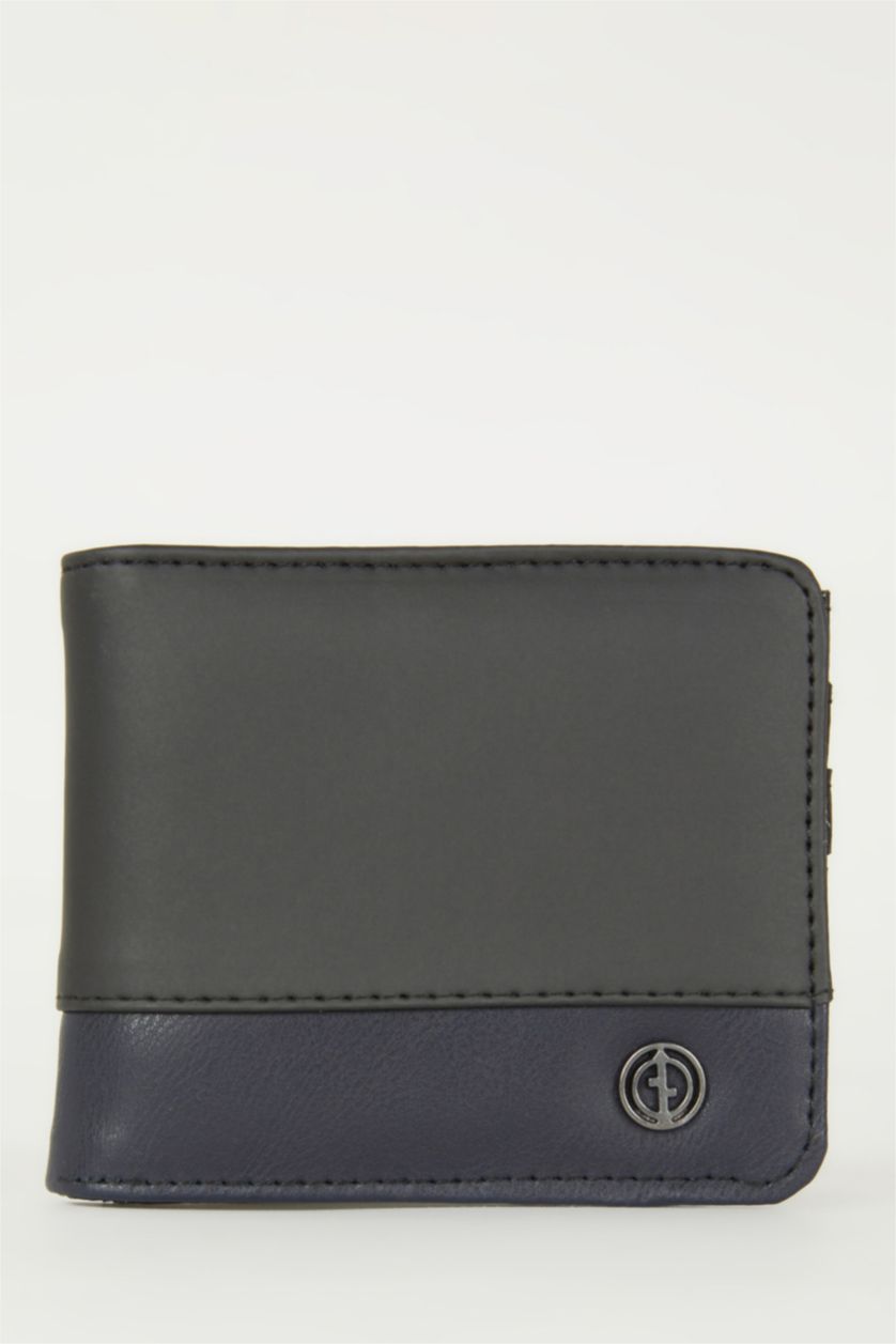 رجال أسود محفظة رجالي جلد صناعي