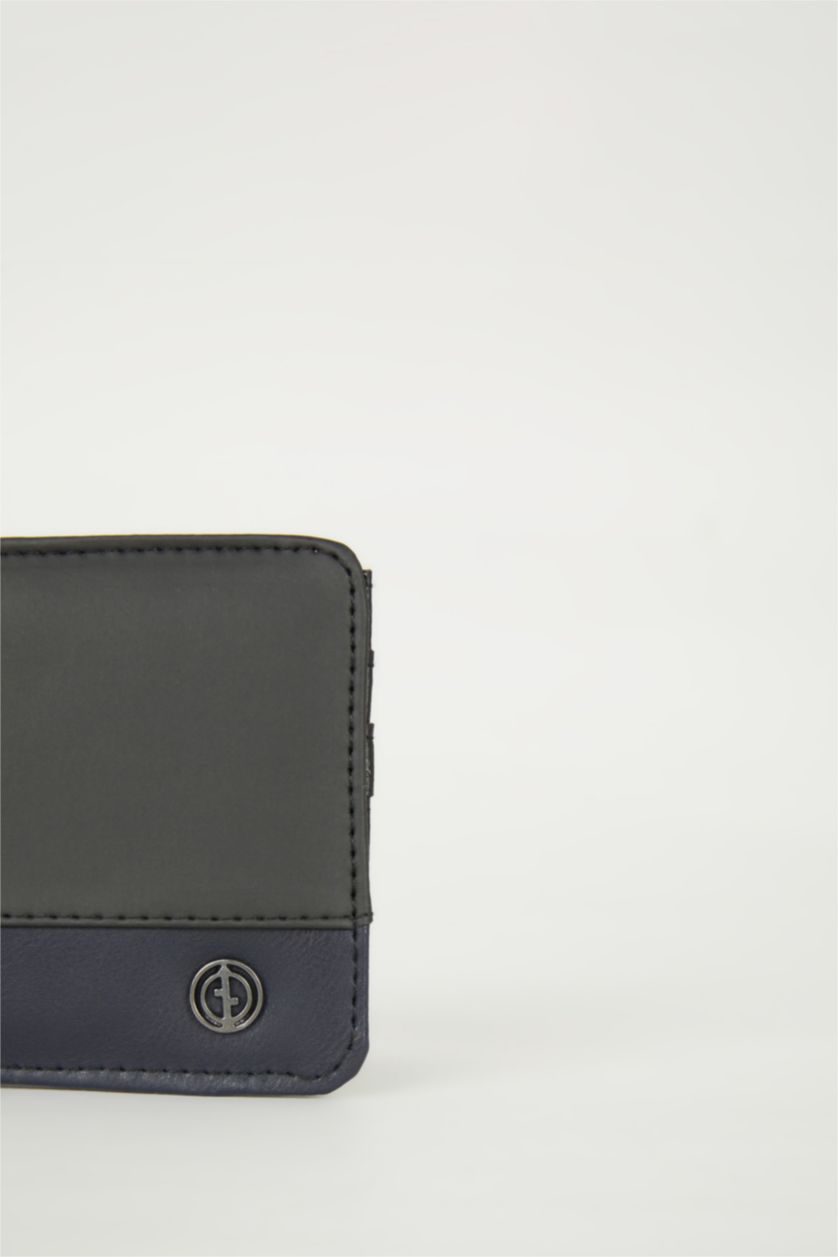 رجال أسود محفظة رجالي جلد صناعي