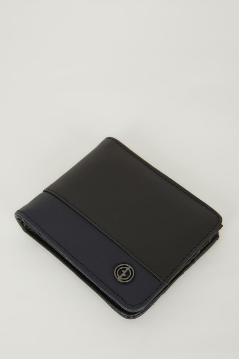 رجال أسود محفظة رجالي جلد صناعي