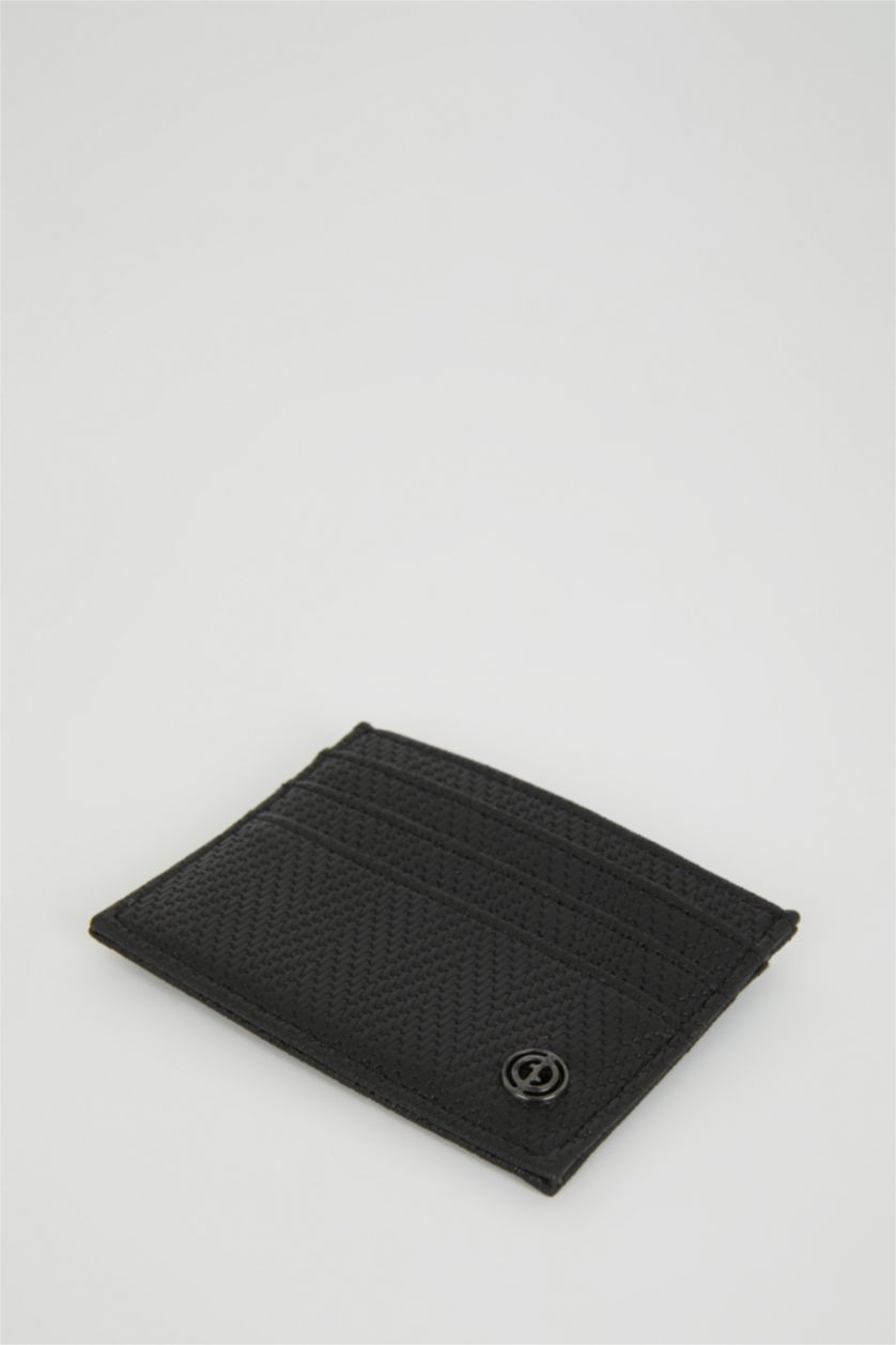 Erkek Siyah Erkek Suni Deri Kartlık