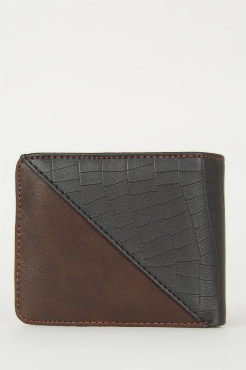 Erkek Kahve Erkek Suni Deri Cüzdan