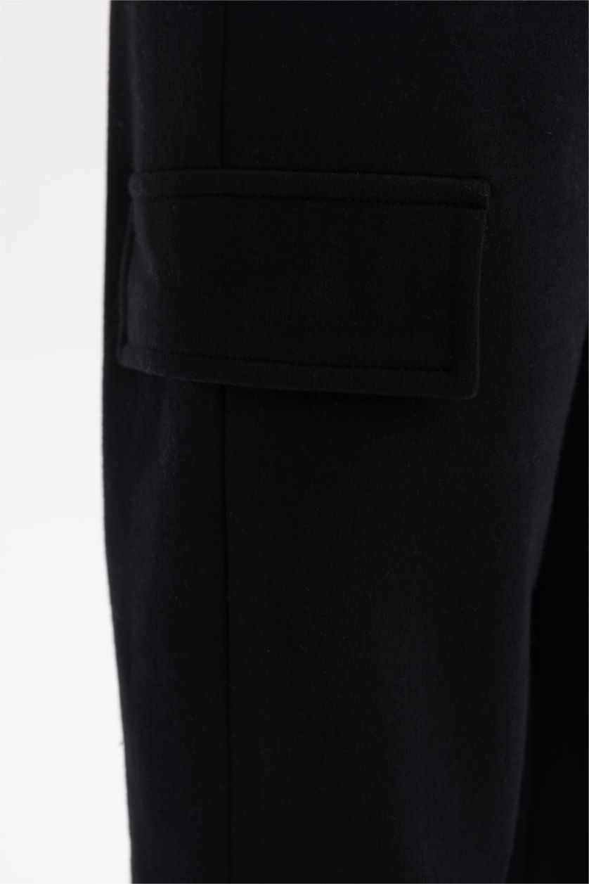 Girls & Teens Black 2 piece Cargo Jogger Set