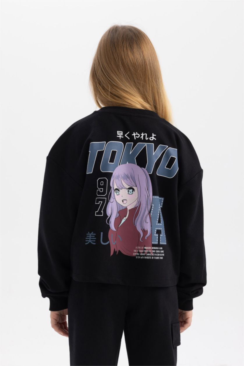 Girls & Teens Black 2 piece Cargo Jogger Set