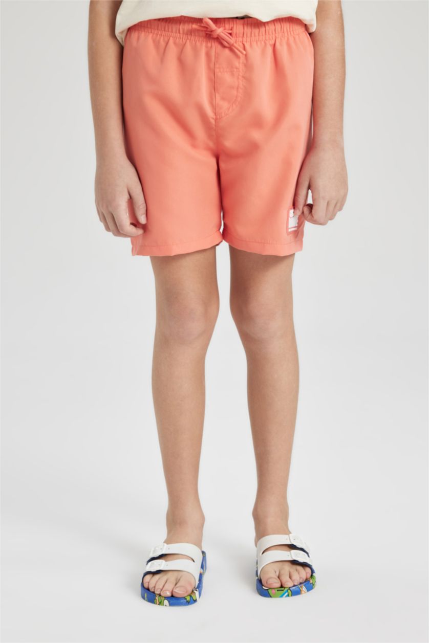 BOYS & TEENS Orange Boy Regular Fit Swim Shorts
