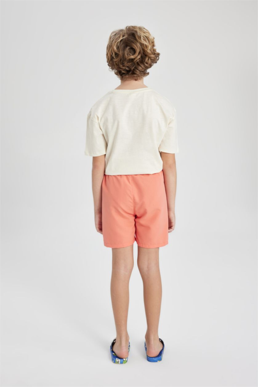 BOYS & TEENS Orange Boy Regular Fit Swim Shorts