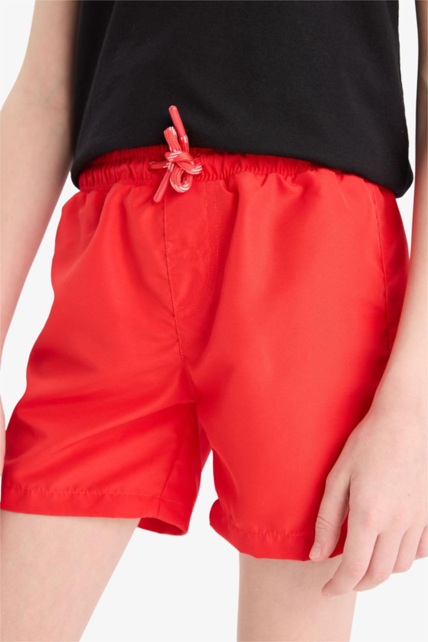 أولادي أحمر شورت بحر بيزك اولادي