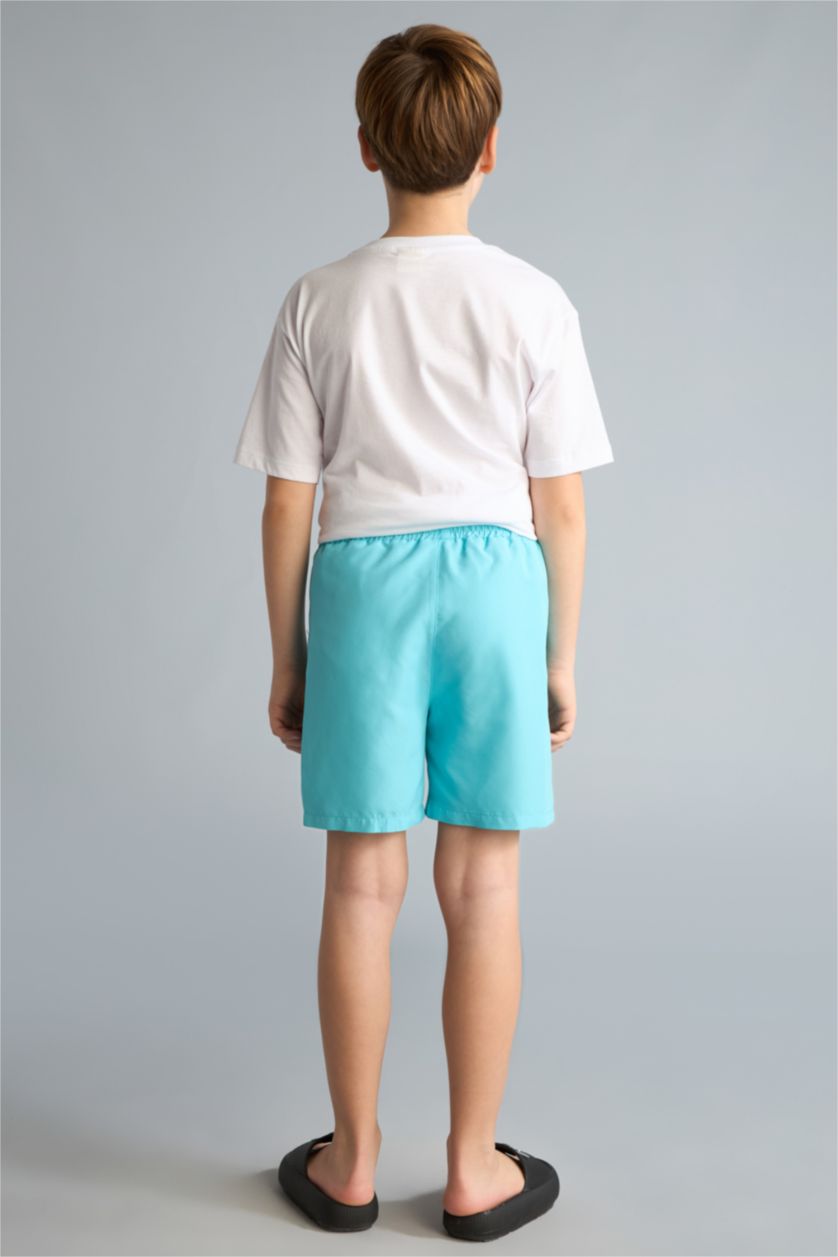 Мальчики и подростки Аква Базовые гладкие плавательные шорты для мальчиков