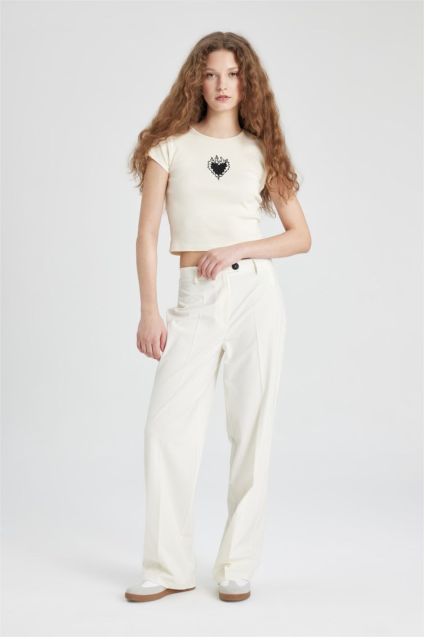 Әйелдерге экру кең аяқ Шалбар