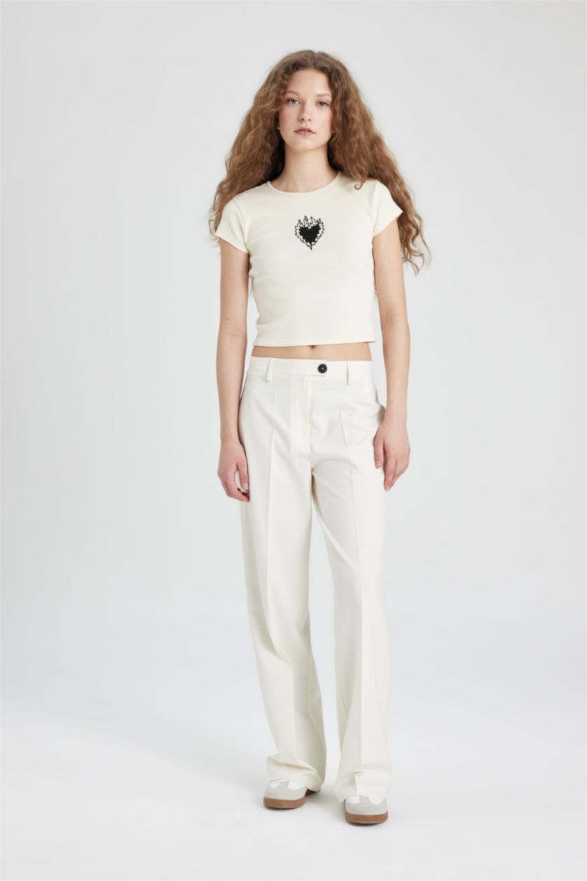 Әйелдерге экру кең аяқ Шалбар