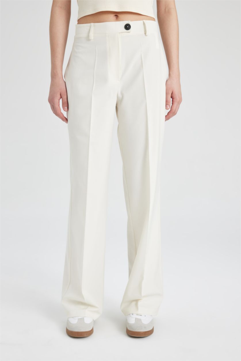 Әйелдерге экру кең аяқ Шалбар