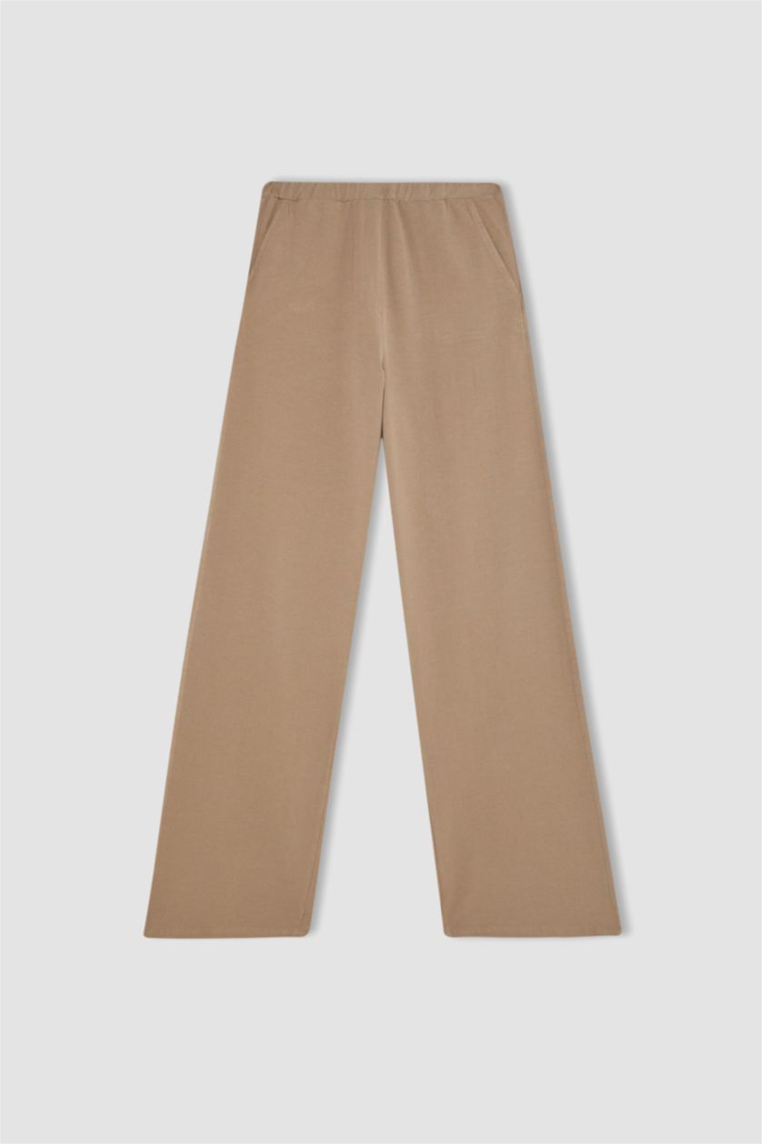 حريمي فيزوني بنطلون كتان برجل واسع