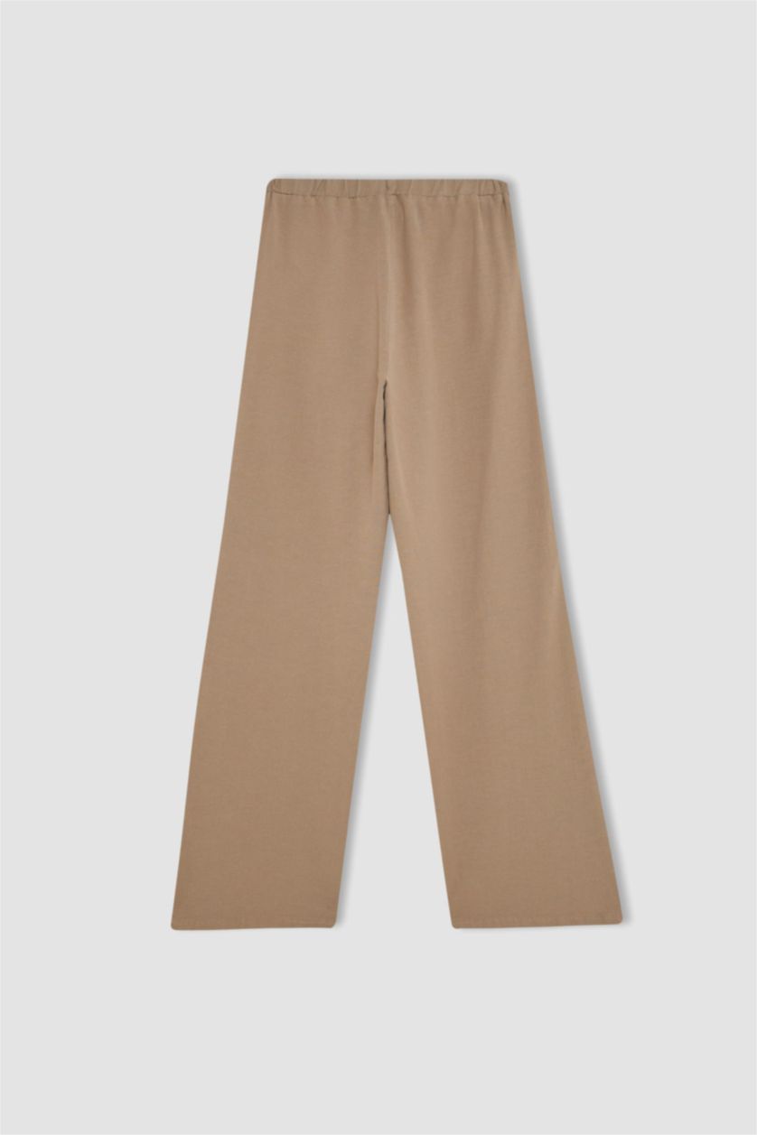 حريمي فيزوني بنطلون كتان برجل واسع