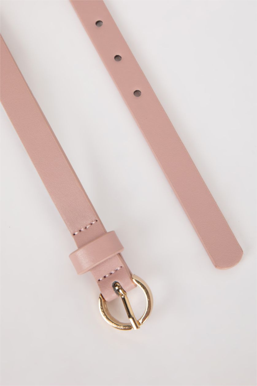 Kadın Karma Kadın Oval Toka Suni Deri 3'lü Jean Kemeri