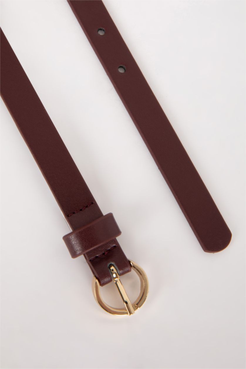 Kadın Karma Kadın Oval Toka Suni Deri 3'lü Jean Kemeri