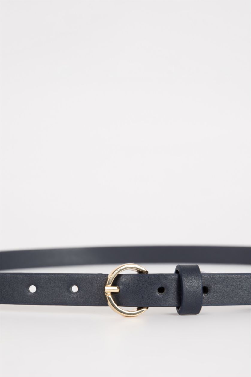 Kadın Karma Kadın Oval Toka Suni Deri 3'lü Jean Kemeri