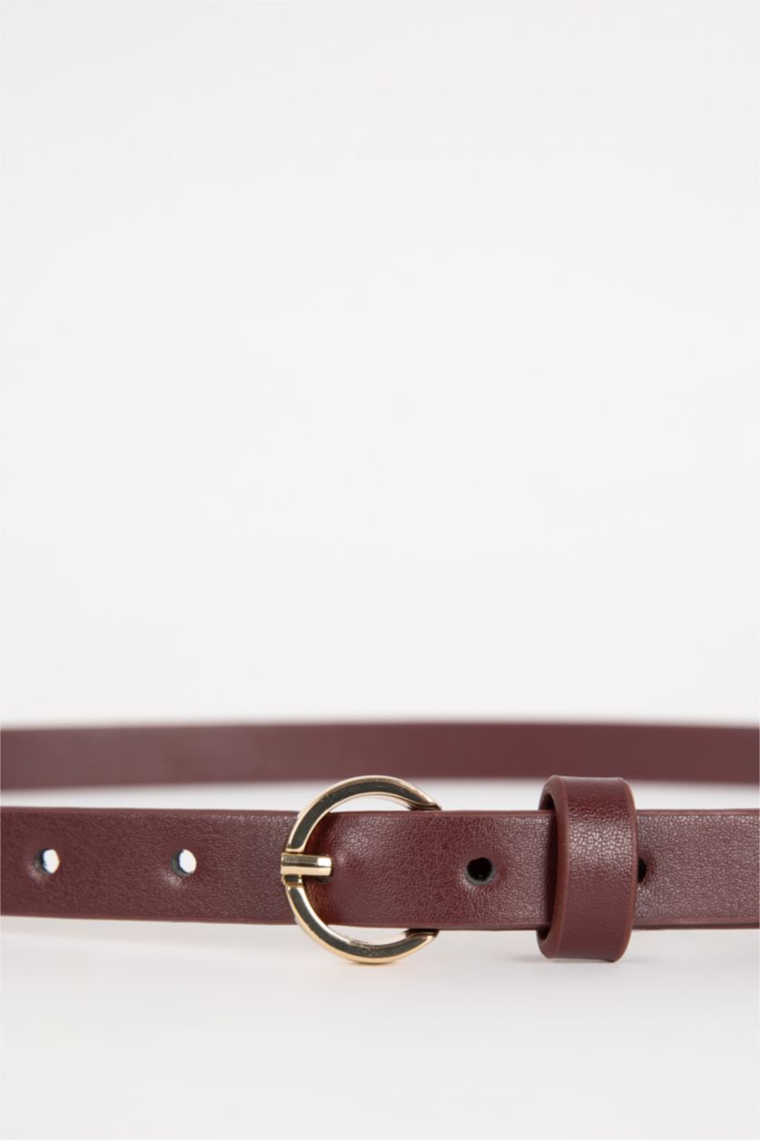 Kadın Karma Kadın Oval Toka Suni Deri 3'lü Jean Kemeri