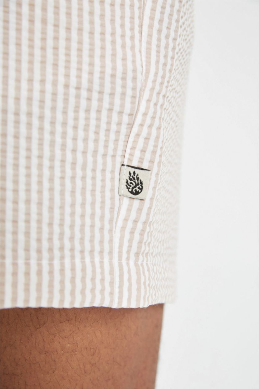 رجال اللون الرملي Short Swim Shorts