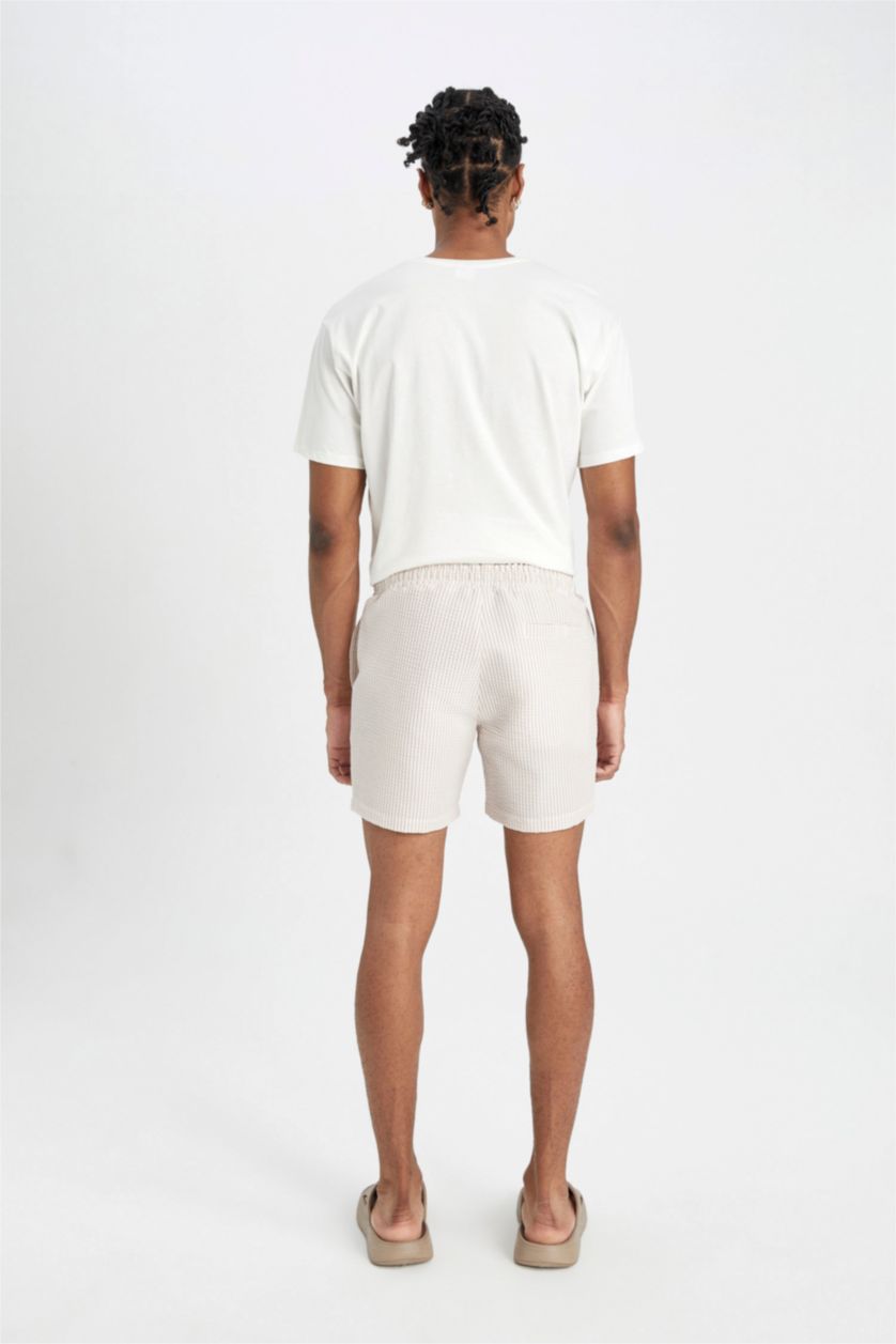 رجال اللون الرملي Short Swim Shorts
