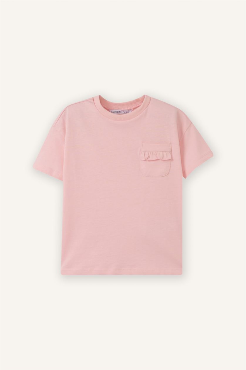 Kız Bebek Açık Pembe Tişört Kız Bebek