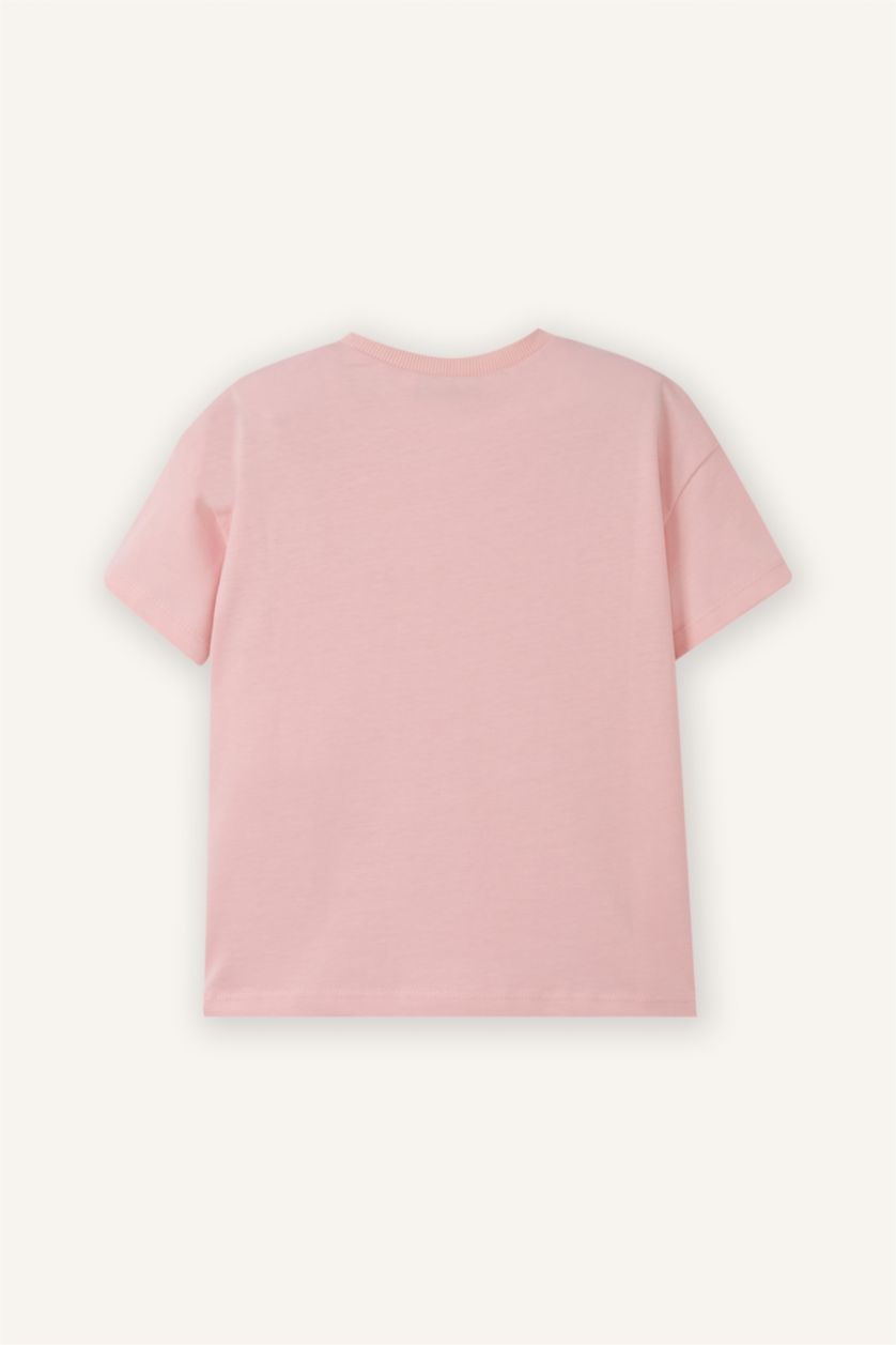 Kız Bebek Açık Pembe Tişört Kız Bebek