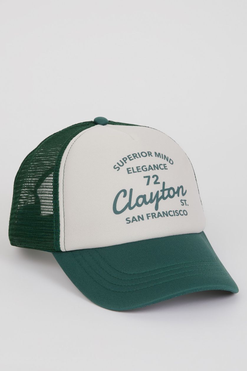 رجالي أخضر غامق قبعة بيسبول رجالي مطبوع