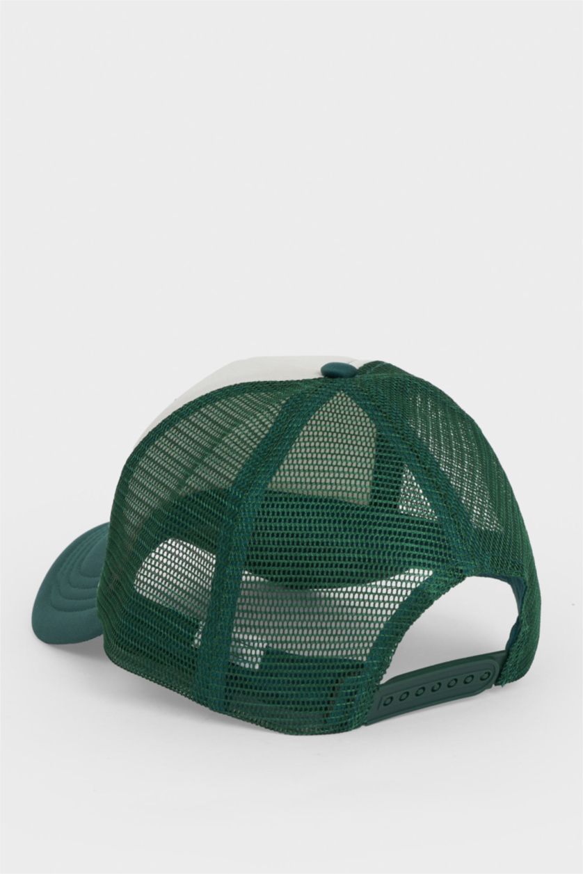 Man Dark Green Boy Printed Baseball Basketball Cap