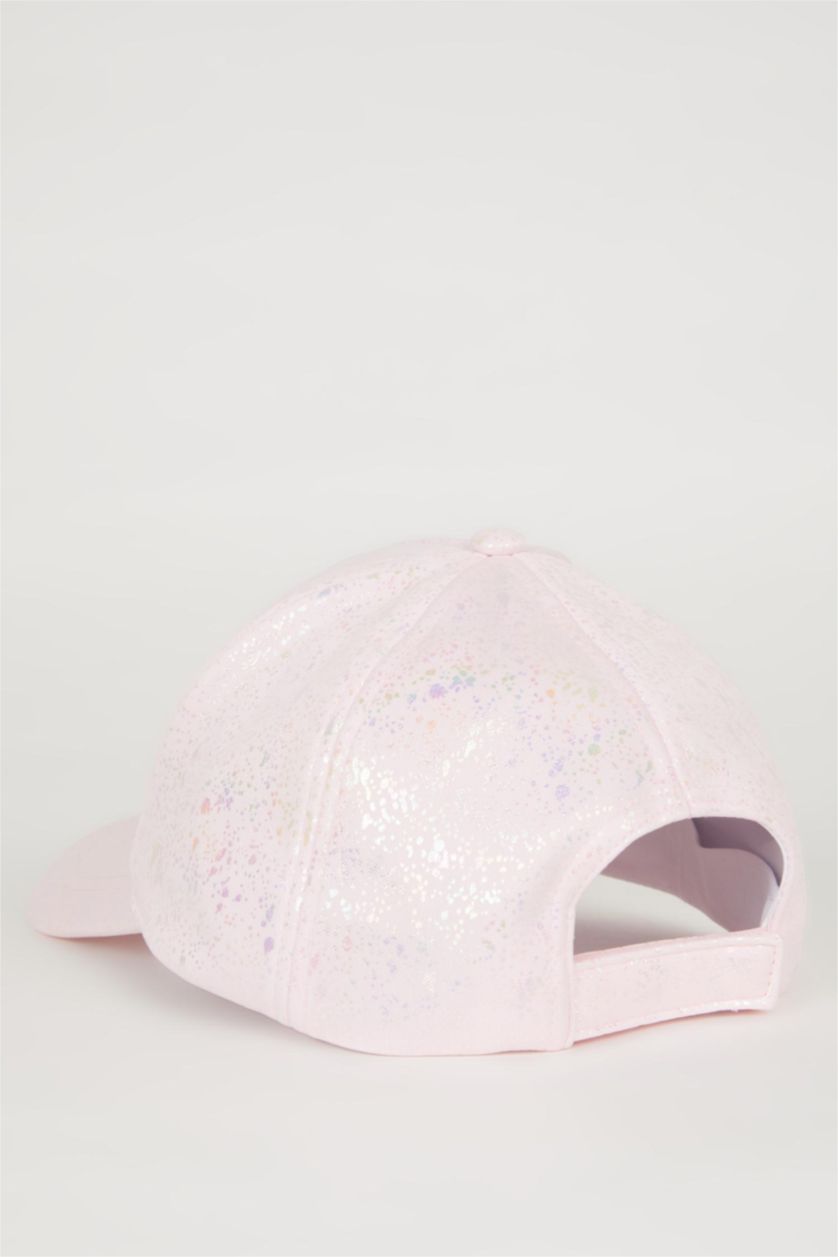 GIRLS & TEENS Pink Girl Gabardine Embroidered Hat