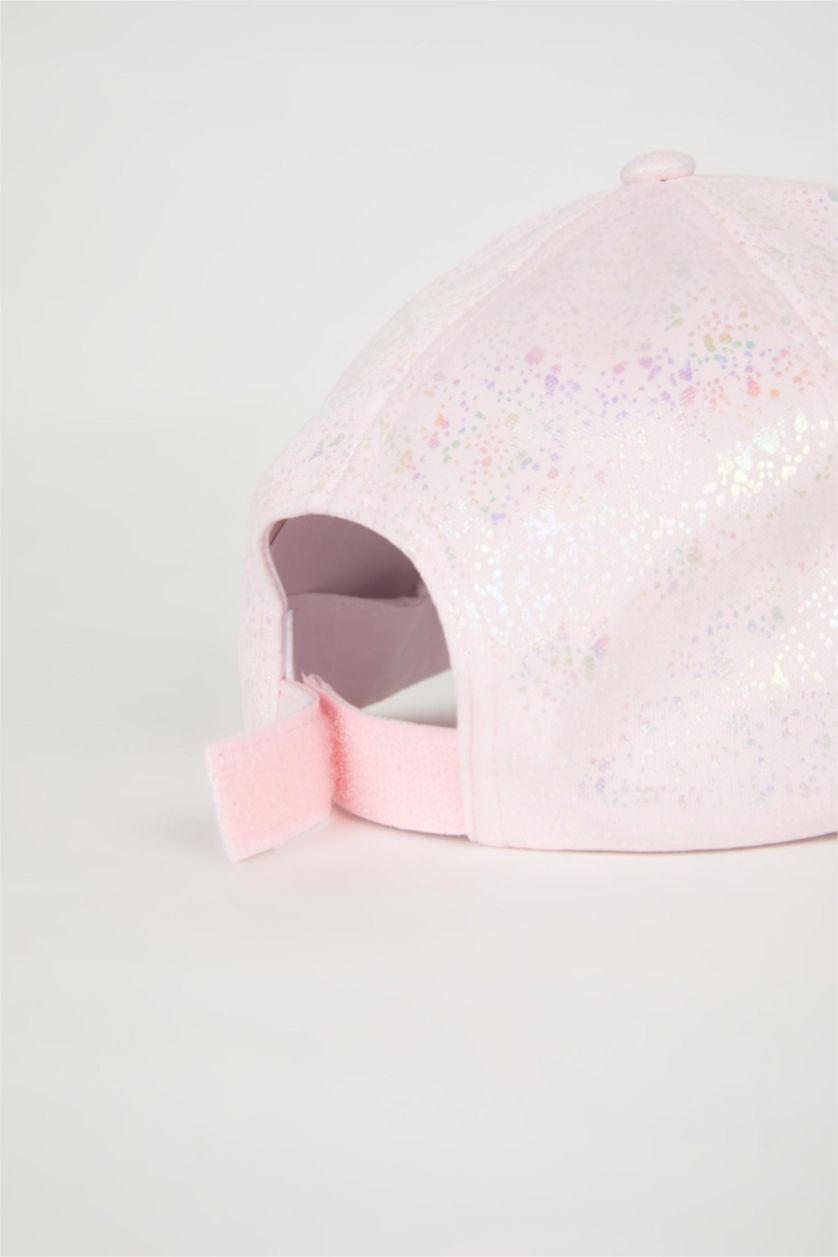 GIRLS & TEENS Pink Girl Gabardine Embroidered Hat