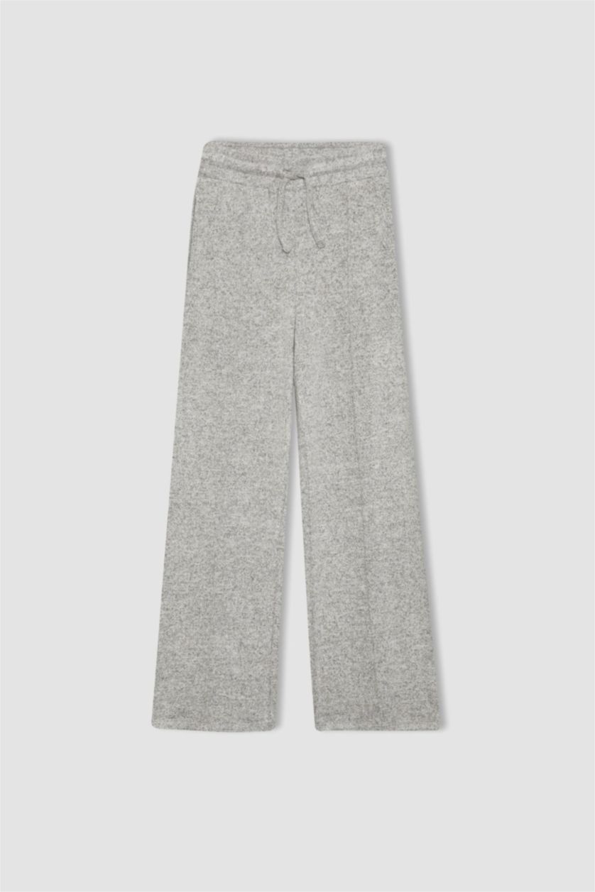 Девочки и подростки Серый Брюки клеш для девочек