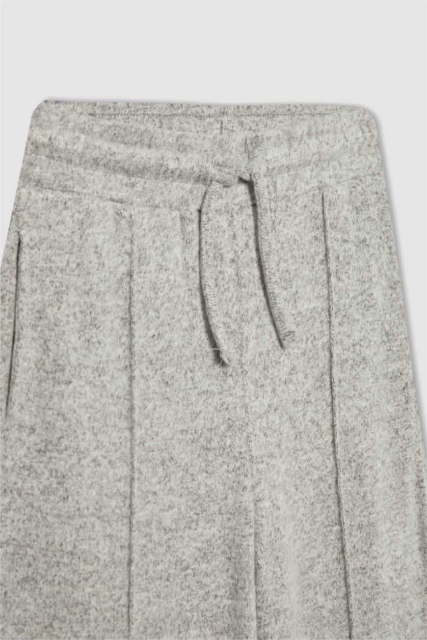 Девочки и подростки Серый Брюки клеш для девочек