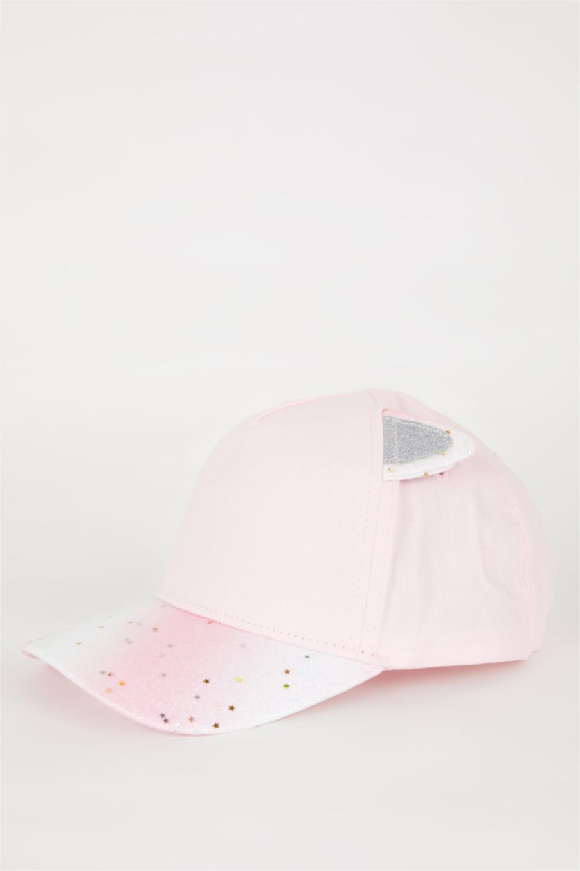 FILLES Rose Casquette Coton 3D pour Fille