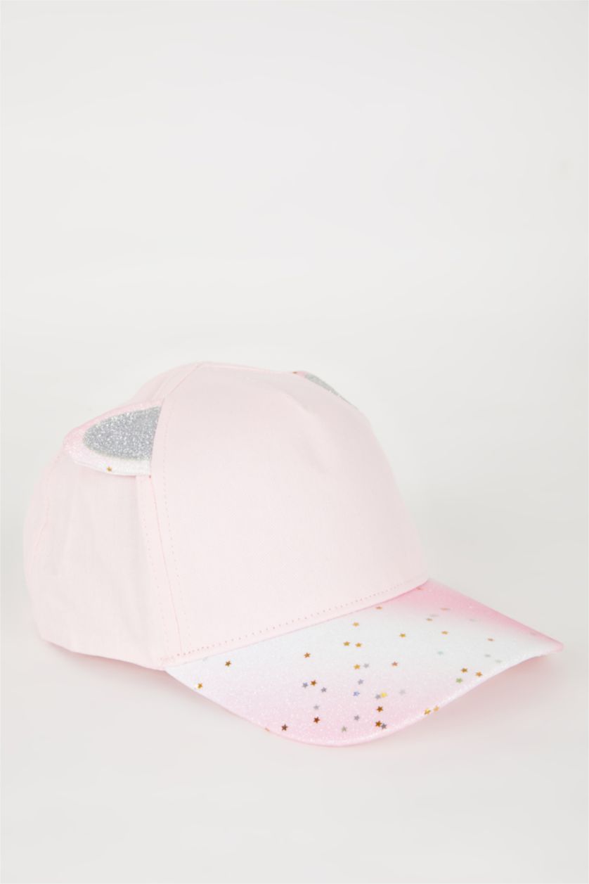 FILLES Rose Casquette Coton 3D pour Fille